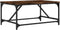 vidaXL - Salontafel - 75x50x35 - cm - bewerkt - hout - gerookt - eikenkleurig