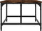 vidaXL - Salontafel - 75x50x35 - cm - bewerkt - hout - gerookt - eikenkleurig