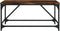 vidaXL - Salontafel - 75x50x35 - cm - bewerkt - hout - gerookt - eikenkleurig
