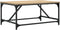 vidaXL - Salontafel - 75x50x35 - cm - bewerkt - hout - sonoma - eikenkleurig