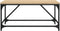 vidaXL - Salontafel - 75x50x35 - cm - bewerkt - hout - sonoma - eikenkleurig
