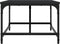 vidaXL - Salontafel - 75x50x35 - cm - bewerkt - hout - zwart