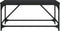 vidaXL - Salontafel - 75x50x35 - cm - bewerkt - hout - zwart