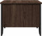 vidaXL - Salontafel - 75x51x40 - cm - bewerkt - hout - bruin - eikenkleur