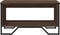 vidaXL - Salontafel - 75x51x40 - cm - bewerkt - hout - bruin - eikenkleur