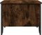 vidaXL - Salontafel - 75x51x40 - cm - bewerkt - hout - gerookt - eikenkleurig