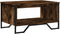 vidaXL - Salontafel - 75x51x40 - cm - bewerkt - hout - gerookt - eikenkleurig