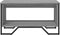 vidaXL - Salontafel - 75x51x40 - cm - bewerkt - hout - grijs - sonoma - eikenkleurig
