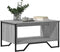 vidaXL - Salontafel - 75x51x40 - cm - bewerkt - hout - grijs - sonoma - eikenkleurig