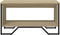 vidaXL - Salontafel - 75x51x40 - cm - bewerkt - hout - sonoma - eikenkleurig