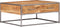 vidaXL - Salontafel - 75x75x35 - cm - massief - acaciahout