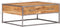 vidaXL - Salontafel - 75x75x35 - cm - massief - acaciahout