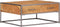 vidaXL - Salontafel - 75x75x35 - cm - massief - acaciahout