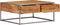 vidaXL - Salontafel - 75x75x35 - cm - massief - acaciahout