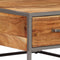 vidaXL - Salontafel - 75x75x35 - cm - massief - acaciahout
