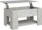 vidaXL - Salontafel - 79x49x41 - cm - bewerkt - hout - betongrijs