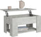 vidaXL - Salontafel - 79x49x41 - cm - bewerkt - hout - betongrijs