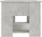 vidaXL - Salontafel - 79x49x41 - cm - bewerkt - hout - betongrijs