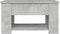 vidaXL - Salontafel - 79x49x41 - cm - bewerkt - hout - betongrijs