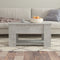 vidaXL - Salontafel - 79x49x41 - cm - bewerkt - hout - betongrijs