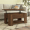 vidaXL - Salontafel - 79x49x41 - cm - bewerkt - hout - bruin - eikenkleur