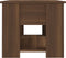 vidaXL - Salontafel - 79x49x41 - cm - bewerkt - hout - bruin - eikenkleur