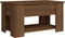vidaXL - Salontafel - 79x49x41 - cm - bewerkt - hout - bruin - eikenkleur