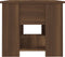 vidaXL - Salontafel - 79x49x41 - cm - bewerkt - hout - bruin - eikenkleur