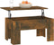 vidaXL - Salontafel - 79x49x41 - cm - bewerkt - hout - gerookt - eikenkleurig