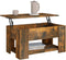 vidaXL - Salontafel - 79x49x41 - cm - bewerkt - hout - gerookt - eikenkleurig
