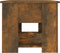 vidaXL - Salontafel - 79x49x41 - cm - bewerkt - hout - gerookt - eikenkleurig