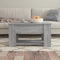 vidaXL - Salontafel - 79x49x41 - cm - bewerkt - hout - grijs - sonoma - eikenkleurig