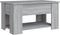 vidaXL - Salontafel - 79x49x41 - cm - bewerkt - hout - grijs - sonoma - eikenkleurig