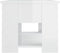 vidaXL - Salontafel - 79x49x41 - cm - bewerkt - hout - hoogglans - wit
