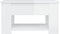 vidaXL - Salontafel - 79x49x41 - cm - bewerkt - hout - hoogglans - wit