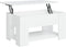 vidaXL - Salontafel - 79x49x41 - cm - bewerkt - hout - wit