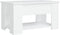 vidaXL - Salontafel - 79x49x41 - cm - bewerkt - hout - wit