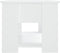 vidaXL - Salontafel - 79x49x41 - cm - bewerkt - hout - wit