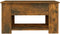 vidaXL - Salontafel - 79x49x41 - cm - bewerkt - hout - zwart