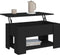 vidaXL - Salontafel - 79x49x41 - cm - bewerkt - hout - zwart