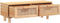 vidaXL - Salontafel - 80x40x30 - cm - bewerkt - hout - en - grenenhout - bruin