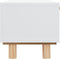 vidaXL - Salontafel - 80x40x30 - cm - bewerkt - hout - en - grenenhout - wit