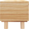 vidaXL - Salontafel - 80x40x30 - cm - bewerkt - hout - en - grenenhout - bruin