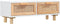 vidaXL - Salontafel - 80x40x30 - cm - bewerkt - hout - en - grenenhout - wit