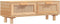 vidaXL - Salontafel - 80x40x30 - cm - bewerkt - hout - en - grenenhout - bruin