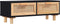 vidaXL - Salontafel - 80x40x30 - cm - bewerkt - hout - en - grenenhout - zwart
