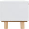 vidaXL - Salontafel - 80x40x30 - cm - bewerkt - hout - en - grenenhout - wit