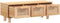 vidaXL - Salontafel - 80x40x30 - cm - bewerkt - hout - en - grenenhout - bruin