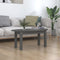 vidaXL - Salontafel - 80x40x35 - cm - massief - grenenhout - grijs