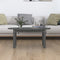 vidaXL - Salontafel - 80x40x35 - cm - massief - grenenhout - grijs